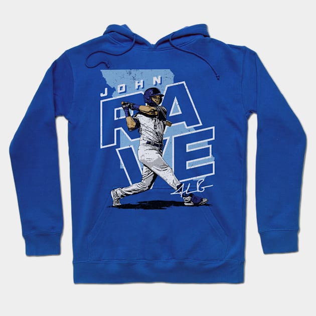 John Rave Kansas City Player Map Hoodie by Jesse Gorrell